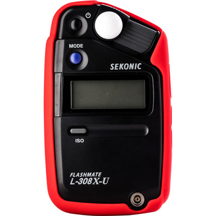 Sekonic Grip para Medidores de Luz Serie L-308 Funda de Goma Roja