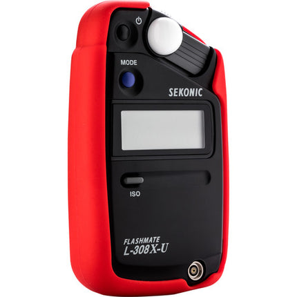 Sekonic Grip para Medidores de Luz Serie L-308 Funda de Goma Roja