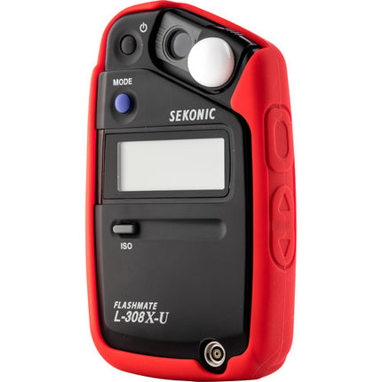 Sekonic Grip para Medidores de Luz Serie L-308 Funda de Goma Roja