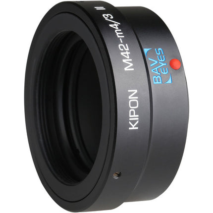 KIPON Baveyes 0.7x Mark 2 Adaptador de Montura para Lentes M42 a Micro Cuatro Tercios Metal compacto y enfoque infinito