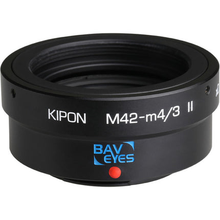 KIPON Baveyes 0.7x Mark 2 Adaptador de Montura para Lentes M42 a Micro Cuatro Tercios Metal compacto y enfoque infinito