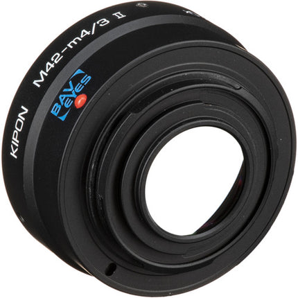 KIPON Baveyes 0.7x Mark 2 Adaptador de Montura para Lentes M42 a Micro Cuatro Tercios Metal compacto y enfoque infinito
