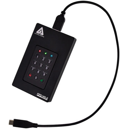 Apricorn 1TB Aegis Fortress L3 SSD portátil cifrada 5 Gb/s y teclado PIN
