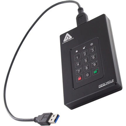 Apricorn 1TB Aegis Fortress L3 SSD portátil cifrada 5 Gb/s y teclado PIN