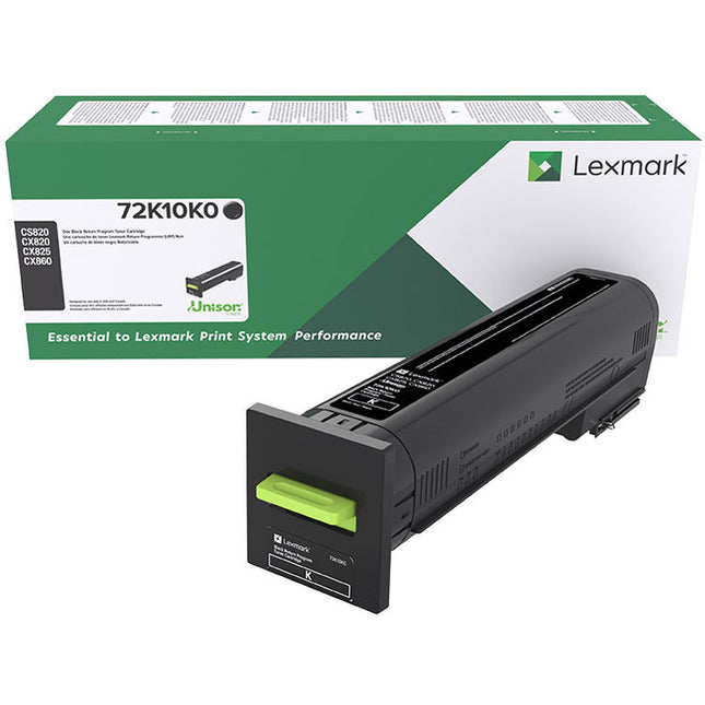 Lexmark CS820 CX82x CX860 Cartucho de tóner negro 8000 páginas para impresora láser monocromo