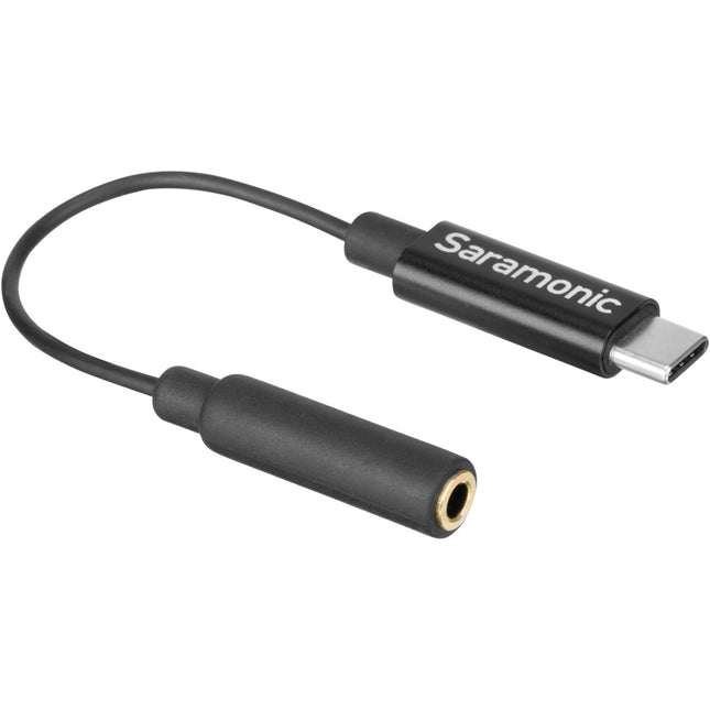 Saramonic SR-C2003 Cable Adaptador 3.5mm TRS a USB-C Audio Mono Estéreo 3 pulgadas