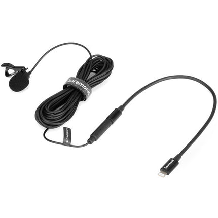 Saramonic SR-C2000 Cable Adaptador Audio 3.5mm TRS a Lightning 23cm para iPhone