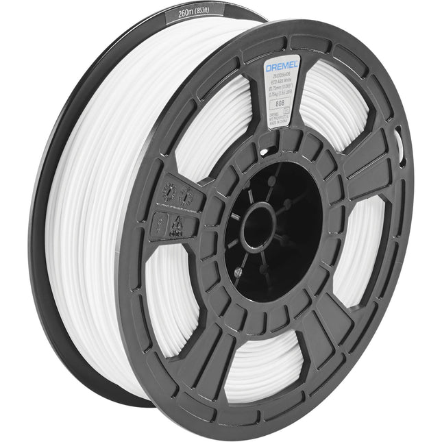 Dremel Eco-ABS Filamento 3D 1.75mm Blanco 0.75 kg para Impresora