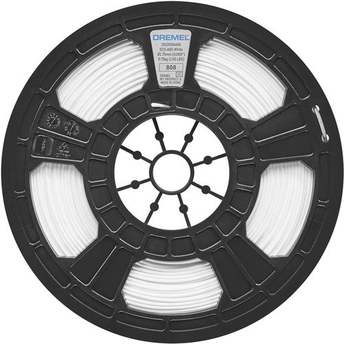 Dremel Eco-ABS Filamento 3D 1.75mm Blanco 0.75 kg para Impresora