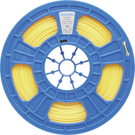 Dremel 3D Filamento PLA 1.75mm 0.75kg Amarillo para 3D40 y 3D45