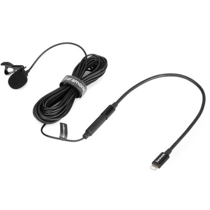 Saramonic LavMicro U1B Micrófono Lavalier Omnidireccional 6m con Conector Lightning para iOS