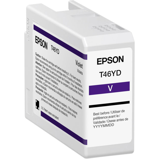 Cartucho de tinta Epson T46Y Violet UltraChrome PRO10 50mL para impresora foto SureColor P900 17"