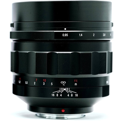 Voigtlander Nokton 60mm f0.95 Lente para Micro Cuatro Tercios Apertura f0.95-16 con Parasol y Tapas