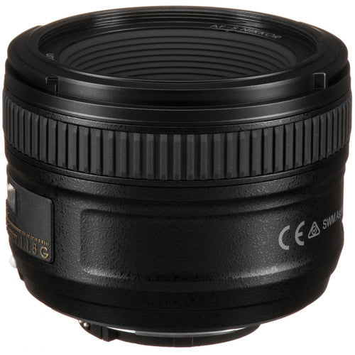 Nikon AF-S NIKKOR 50mm f/1.8G objetivo F-Mount apertura f/1.8 a f/16 con motor silencioso AF