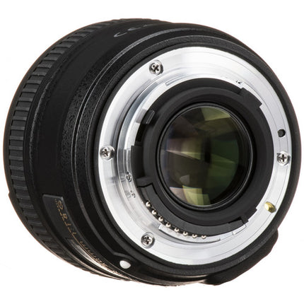 Nikon AF-S NIKKOR 50mm f/1.8G objetivo F-Mount apertura f/1.8 a f/16 con motor silencioso AF