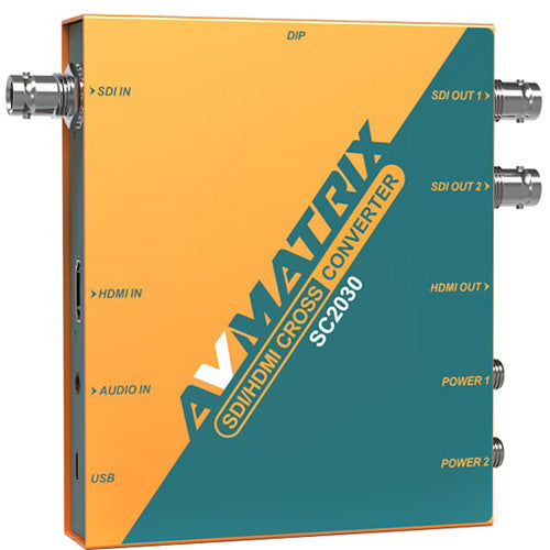 AVMATRIX SC2030 Convertidor Escalador 3G-SDI HDMI Entrada Dual Salida Triple