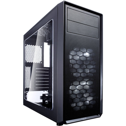 Fractal Design Focus G Caja Mid-Tower Negra con 2 Ventiladores 120mm y Soporte ATX Micro-ATX Mini-ITX