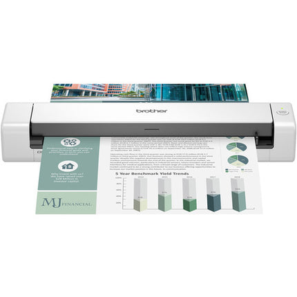 Brother DS740D Escáner móvil dúplex compacto 16 ppm 600 dpi con estuche resistente Ruggard