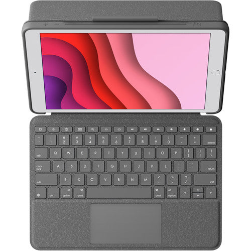 Logitech Combo Touch Funda Teclado Retroiluminado para iPad 10.2" Gen 7 a 9 Graphite