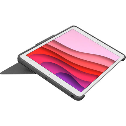 Logitech Combo Touch Funda Teclado Retroiluminado para iPad 10.2" Gen 7 a 9 Graphite