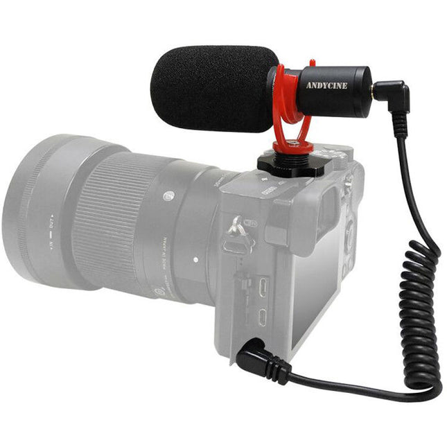 ANDYCINE Andycine M1 Micrófono Compacto On-Camera Cardioide 40Hz-18kHz