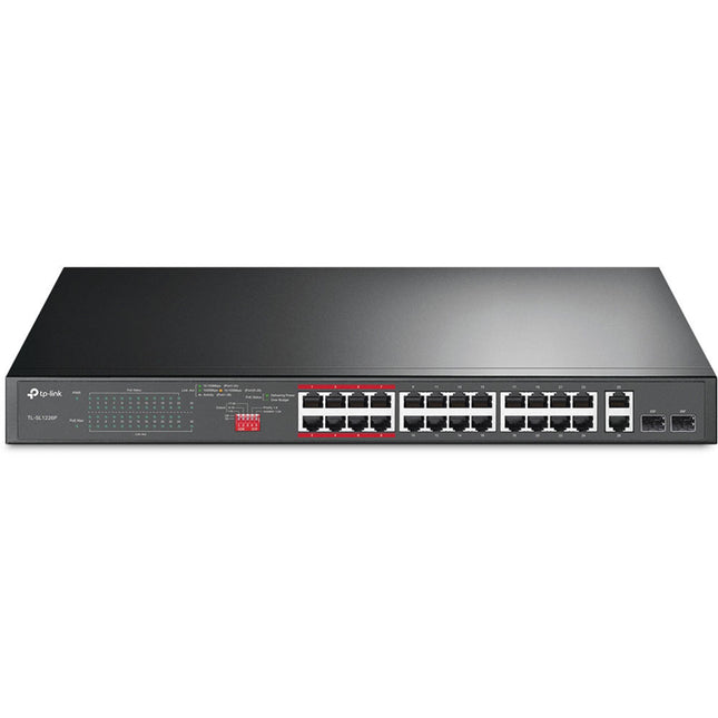 TP-Link TL-SL1226P Switch no gestionado 24 Puertos 10/100 Mb/s PoE+ 2 Gigabit 2 SFP 250W