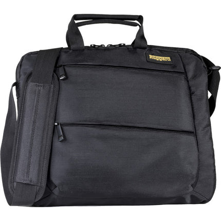 Ruggard Slim Briefcase Funda para Portátil 13-14 Pulgadas Nylon Resistente al Clima con Bolsillos Organización