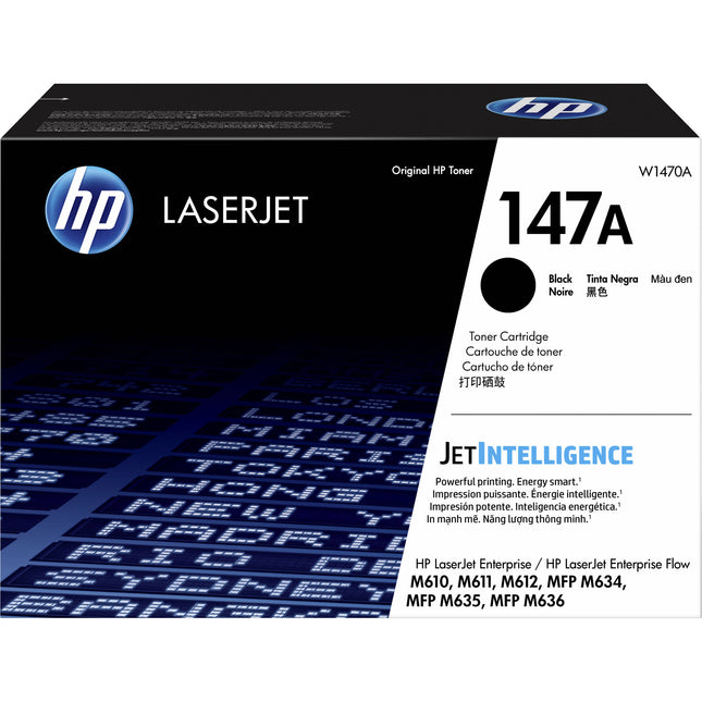 HP 147A Cartucho de Tóner Original Negro para LaserJet 10500 páginas