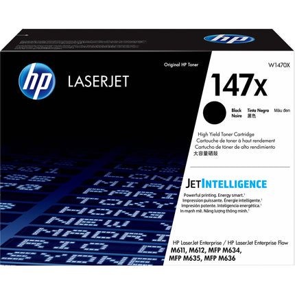 HP 147X Cartucho de Tóner Negro Original para LaserJet 25200 páginas
