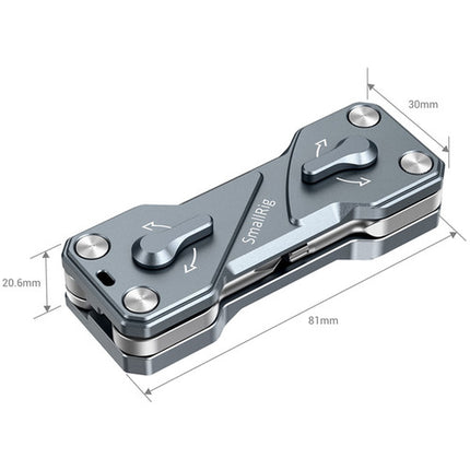 SmallRig Hunter Kit Destornilladores Plegable 7 Herramientas Acero Inoxidable