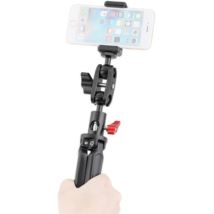 CAMVATE Mini Trípode Plegable con Montura para Smartphone y Cabezal Doble Bola
