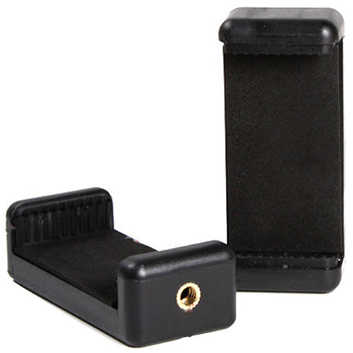 CAMVATE Soportes para Smartphone para Trípodes 1/4"-20 2 Packs Ajustable 2.3 a 3.3 pulgadas
