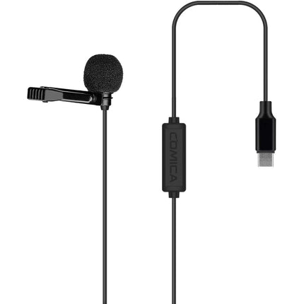 Comica Audio CVM-V01SP UC Micrófono Lavalier USB Tipo-C Android 4.5m Cable