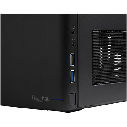 Fractal Design Node 304 Caja Mini-ITX Negra 6 Bahías 3 Ventiladores Silenciosos