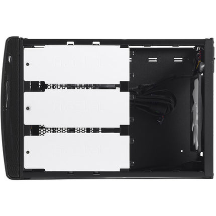 Fractal Design Node 304 Caja Mini-ITX Negra 6 Bahías 3 Ventiladores Silenciosos