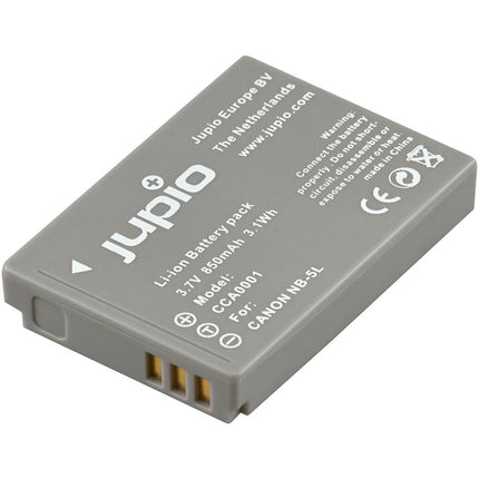 Batería Recargable Jupio NB-5L 3.7V 850mAh para Canon con Garantía 3 Años