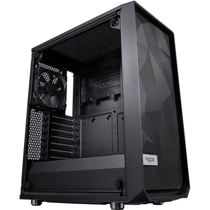 Fractal Design Meshify C Caja Mid-Tower Negra con Panel de Vidrio Templado y Soporte ATX Micro-ATX Mini-ITX