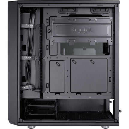 Fractal Design Meshify C Caja Mid-Tower Negra con Panel de Vidrio Templado y Soporte ATX Micro-ATX Mini-ITX