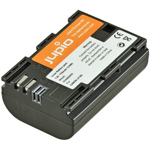 Jupio Pack Baterías LP-E6 1700mAh y Cargador Dual USB para Canon