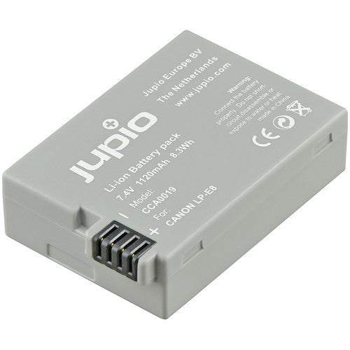 Jupio Juego de 2 Baterías LP-E8 1120mAh y Cargador Dual USB