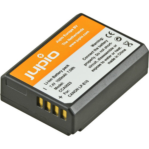 Jupio Pack Baterías LP-E10 1020mAh y Cargador USB para Cámara
