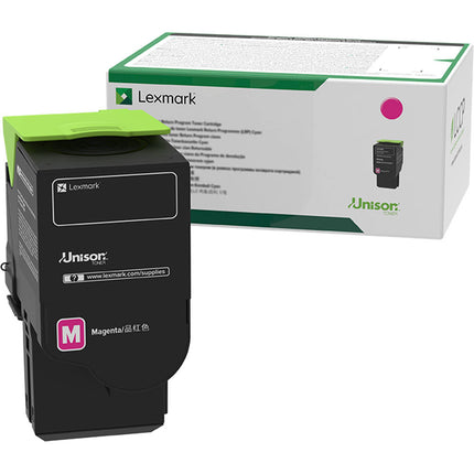 Lexmark 78C10M0 Cartucho de tóner magenta para impresoras láser 1400 páginas