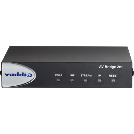 Vaddio AV Bridge 2x1 Dispositivo Captura Presentaciones HDMI USB 3 0 PoE+