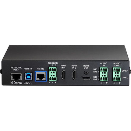 Vaddio AV Bridge 2x1 Dispositivo Captura Presentaciones HDMI USB 3 0 PoE+