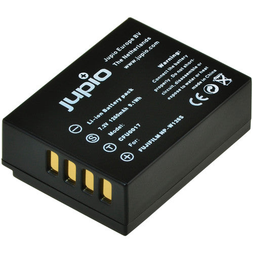 Jupio Pack Doble Baterías NP-W126S 1260mAh Cargador Dual USB