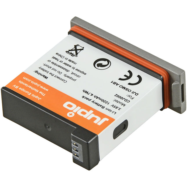 Batería de Litio Jupio para DJI Osmo Action 4K 3.85V 1220mAh respaldo 3 años