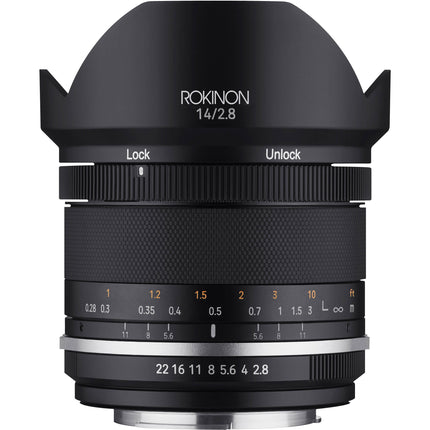Rokinon 14mm f2.8 Serie II Lente Full Frame para Canon EF con Sellado contra Intemperie