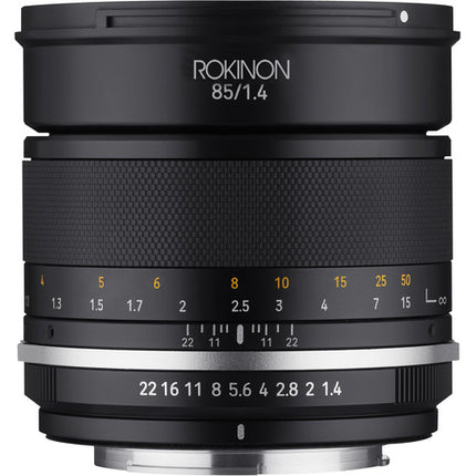 Rokinon 85mm f1.4 Series II Objetivo para Nikon F con Montura F y Apertura f1.4-22
