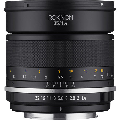 Rokinon 85mm f1.4 Series II Objetivo para Nikon F con Montura F y Apertura f1.4-22
