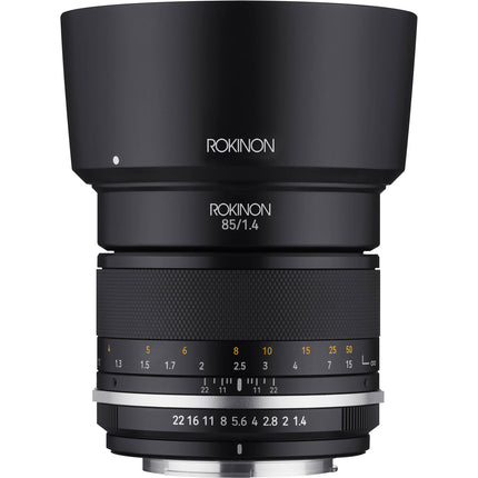 Rokinon 85mm f1.4 Series II Objetivo para Nikon F con Montura F y Apertura f1.4-22